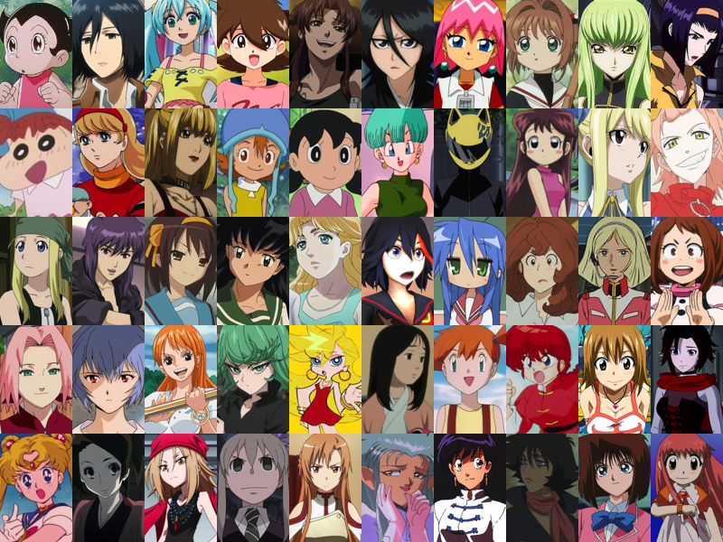Anime Girls by minecraftman1000 on DeviantArt