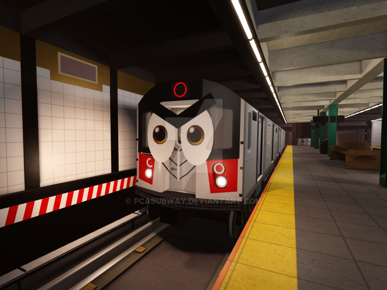 Nope. WHAT THE LLAMA YOU EVIL R142A?! by pcasubway on DeviantArt