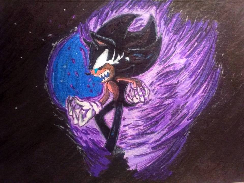 Fan Art  Project Darkness: Dark Sonic by PhoenixSAlover (Commissioned by  NurseBoobies)