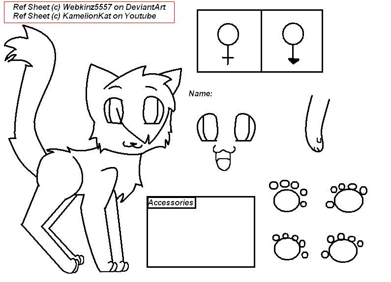 Body Base Rcat Ref Cat Ref Sheet Base by webkinz5557 on DeviantArt