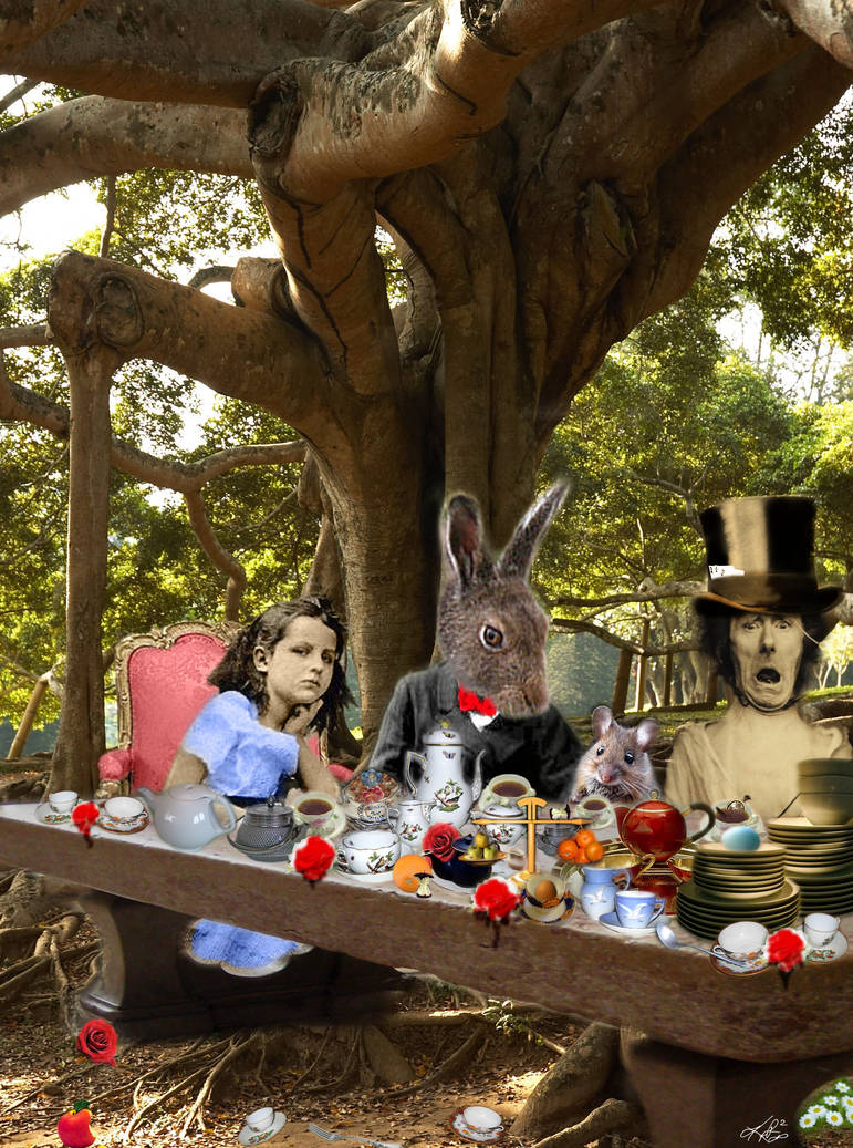 A Mad Tea Party Uncropped By Synchronicity313 On Deviantart