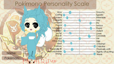 pokimono peronality scale!