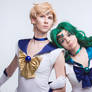 Sailor Neptune and Uranus cosplay