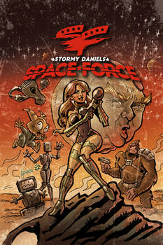 Space Force Stormy Daniels cover 3 - Joe Paradise