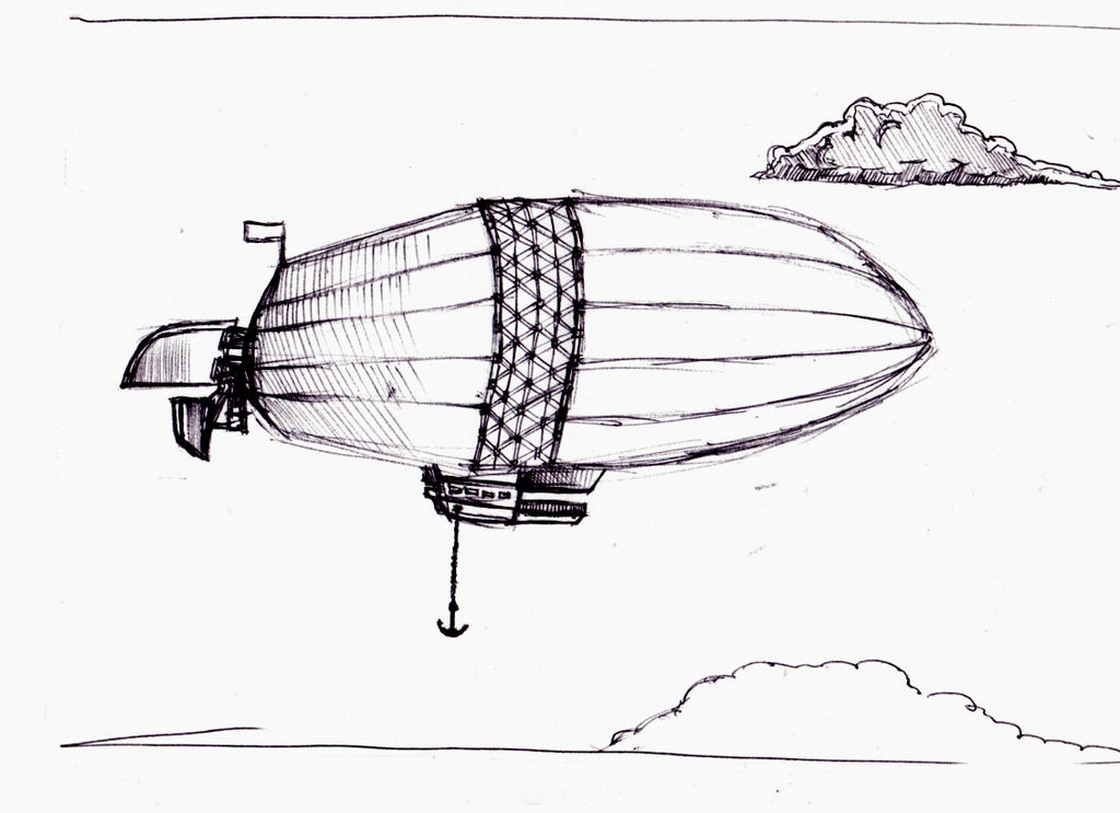 Zeppelin sketch - kaoselite by kaos88888888 on DeviantArt