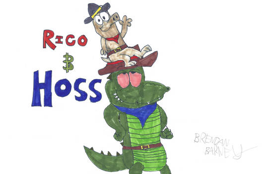 Rico and Hoss (Art Trade)