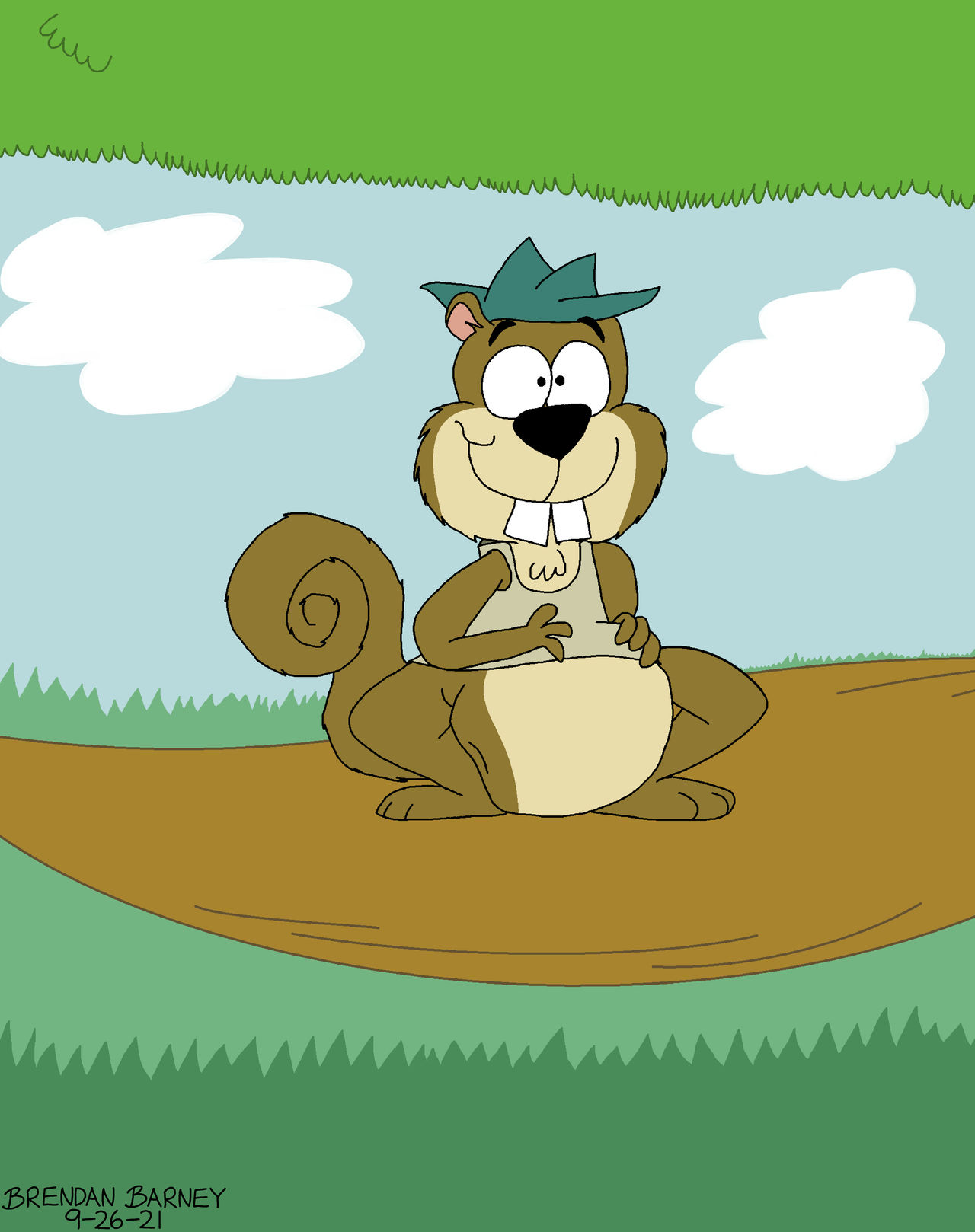 Deviantart Risumon Squirrel Squirrel (9/25/21) by BrendanDoesArt on DeviantArt