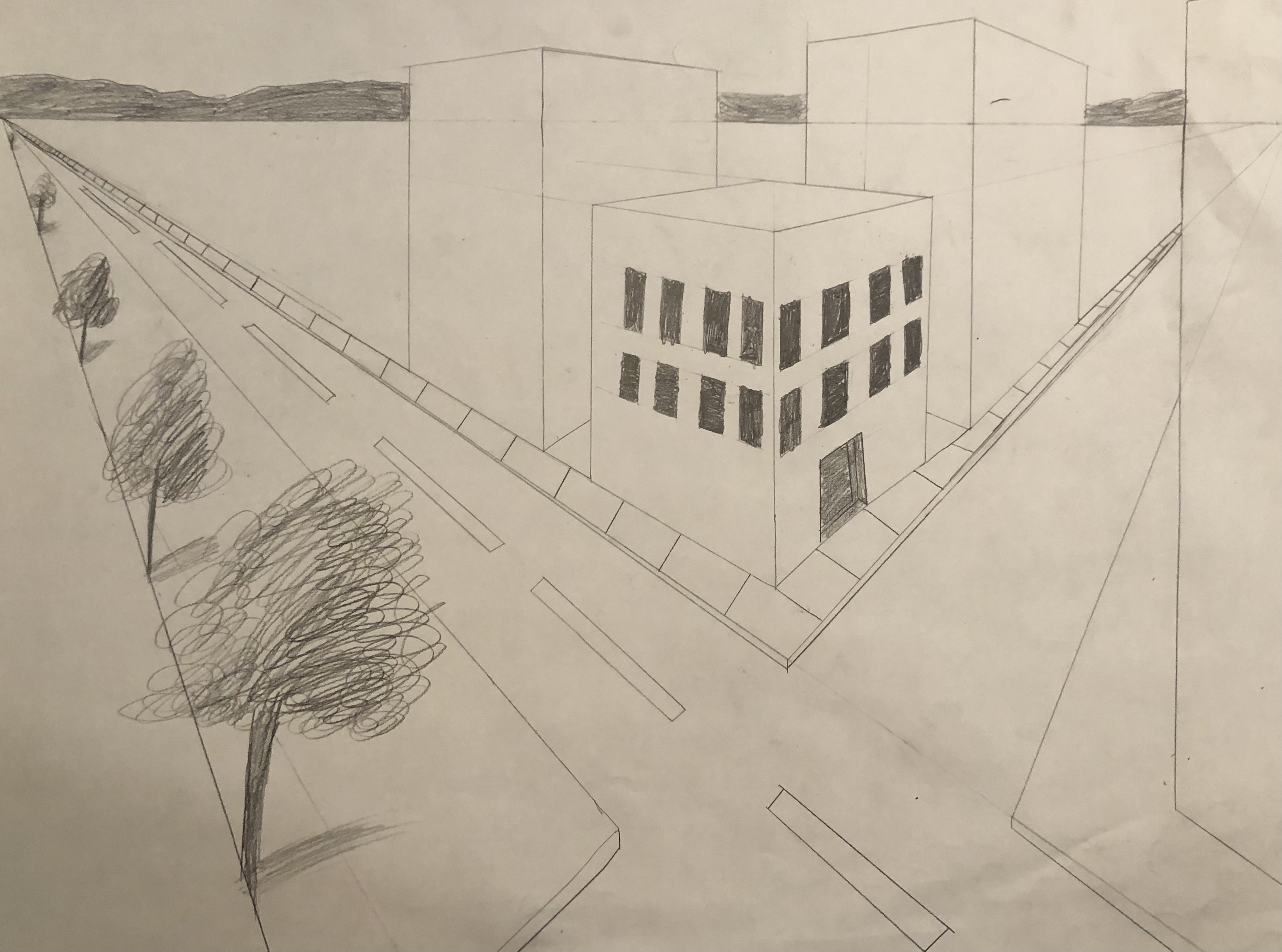 Easy Two Point Perspective Drawing
