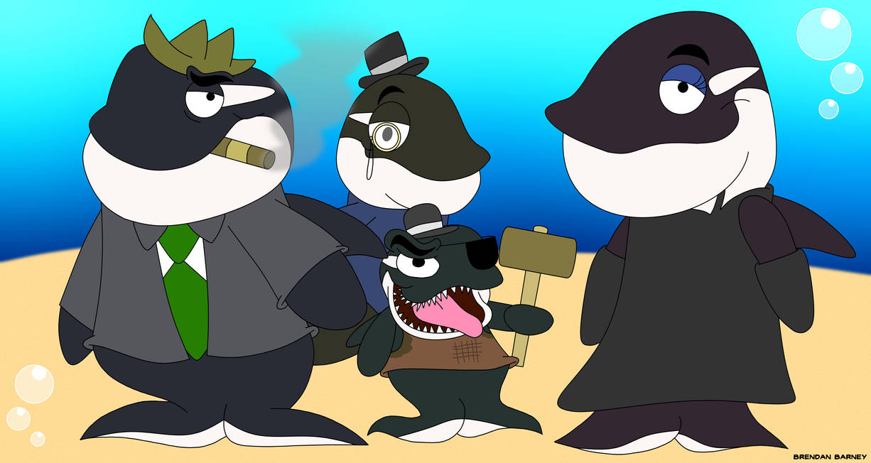 The Orca Gang (New Villain OCs) by BrendanDoesArt on DeviantArt