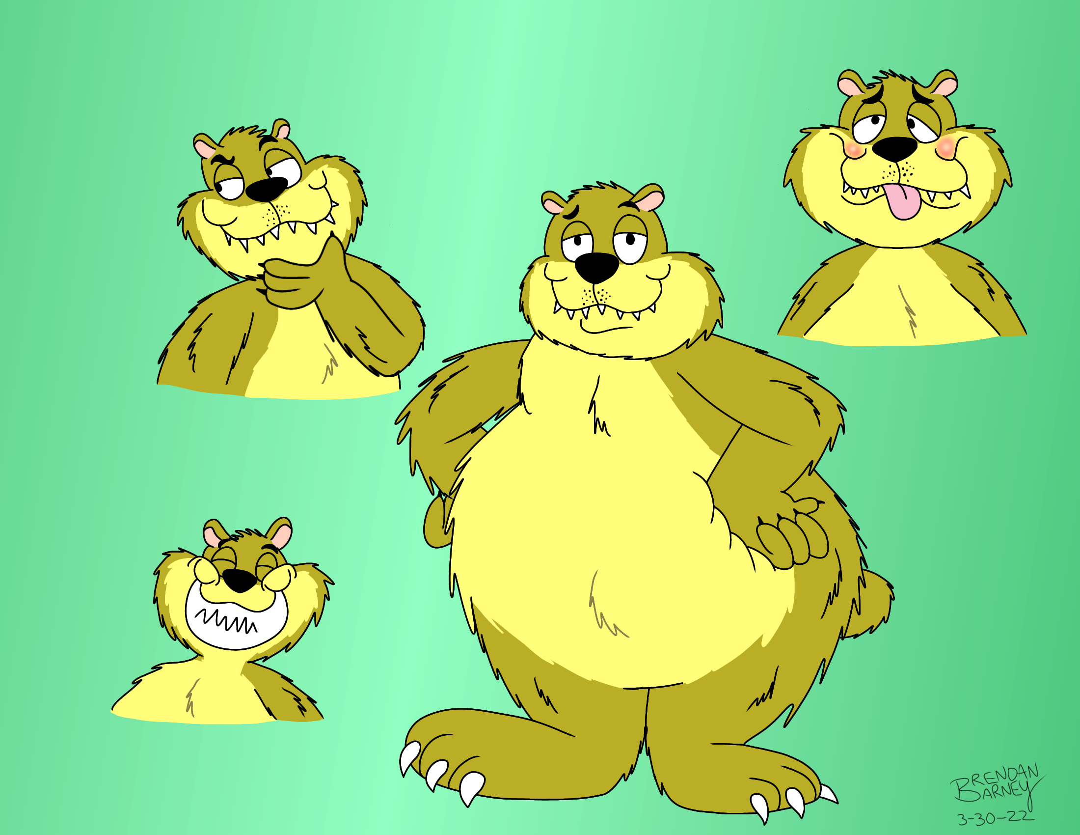 Bear Deviantart Rapper Big Bear Doodles (3/30/22) by BrendanDoesArt on DeviantArt