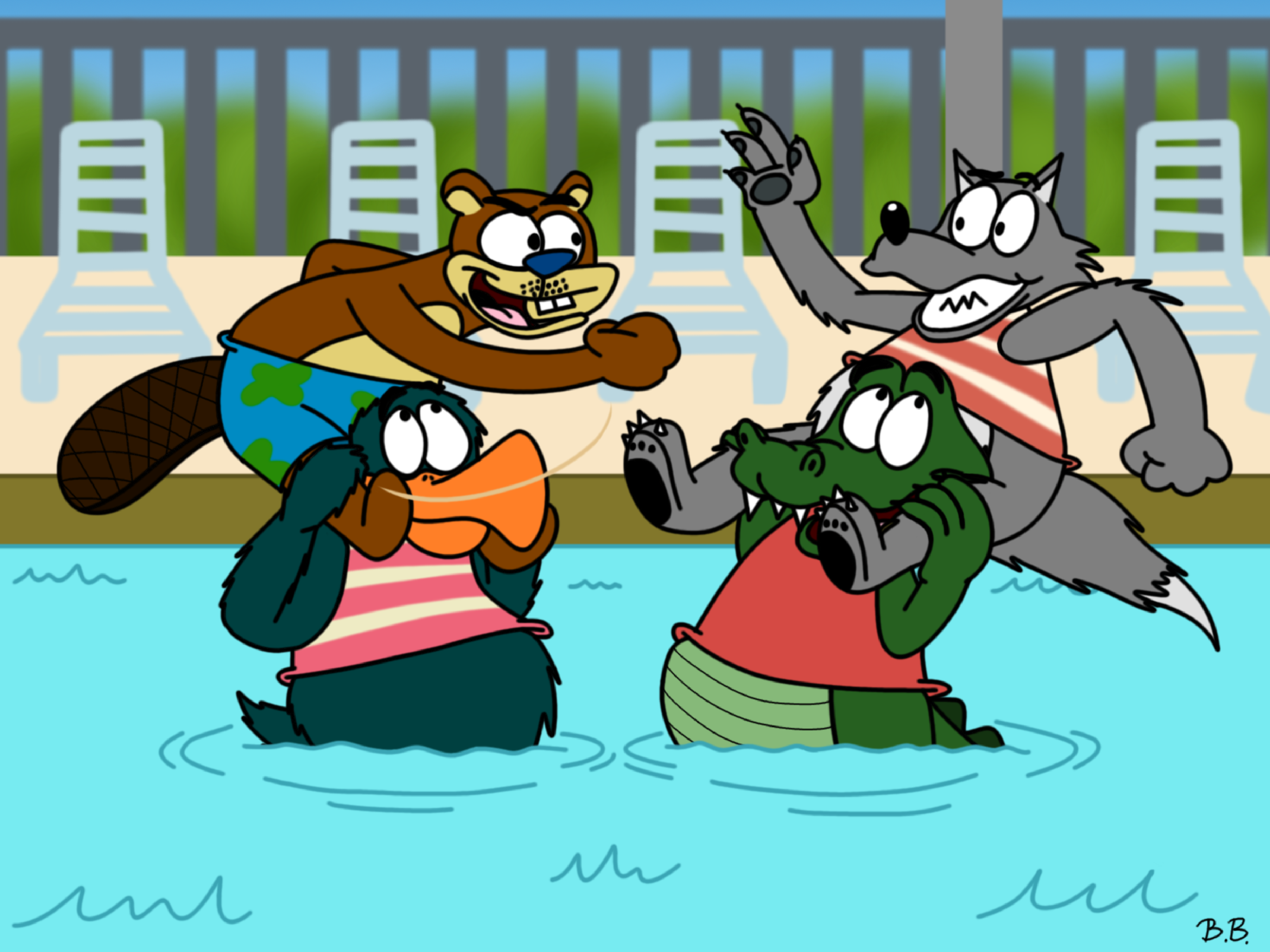 Pool Rope Creature Un-Pooly Critters by BrendanDoesArt on DeviantArt