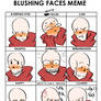 Blushing Face Meme- Papyrus
