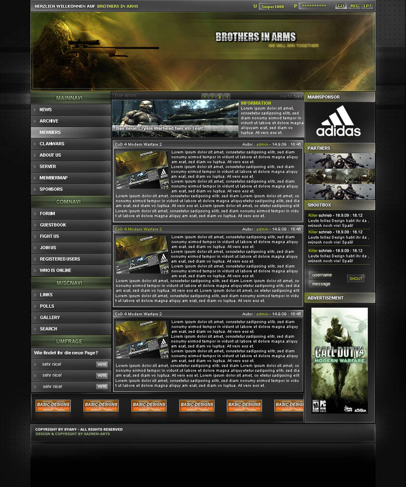 Call of Duty Design by saimen-arts on DeviantArt