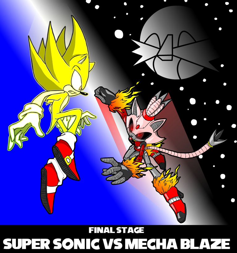 turbo mecha sonic vs sky by Lunanazodaughter on DeviantArt