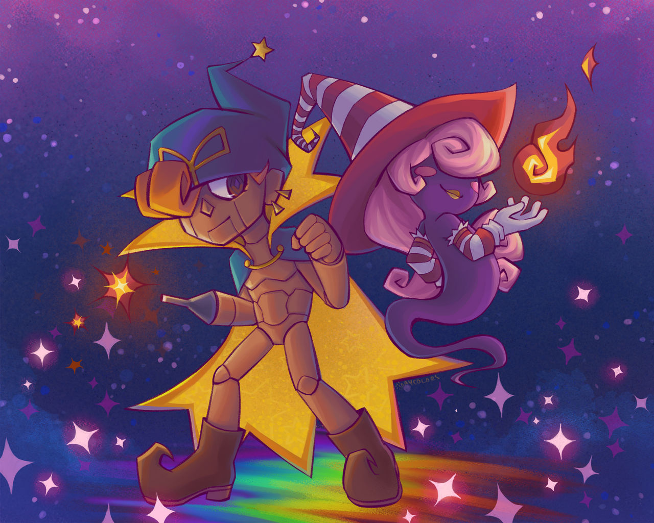 Geno n Vivian by Daycolors on DeviantArt