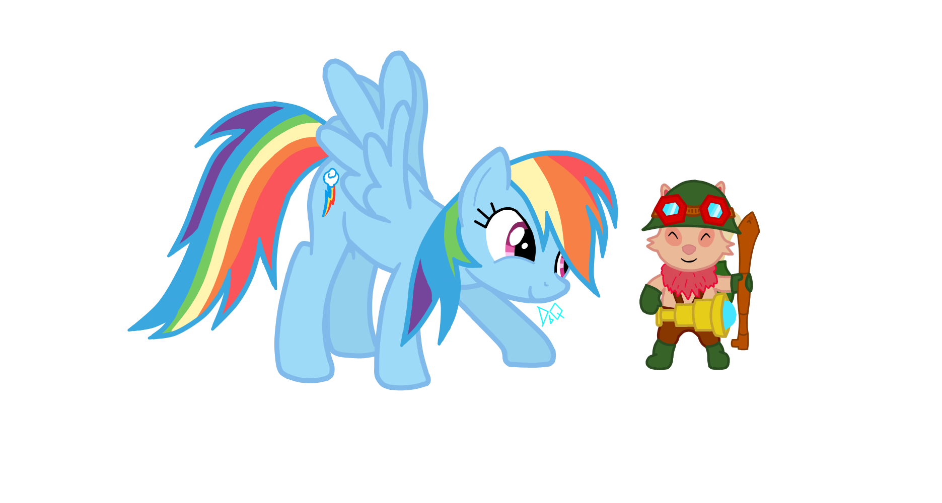 Rainbow Dash and Teemo