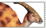 Parasaurolophus Stamp