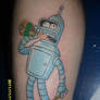 Bender futurama tattoo by d.davies