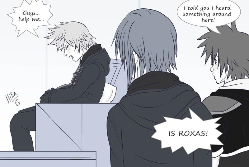 COMMISSION - axel x roxas pag 3 by ILITIAFOREVER on DeviantArt
