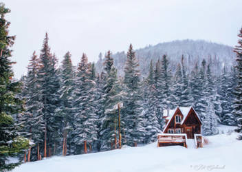 SnowyCabin2632-99-Painting