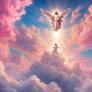 beautiful view of heaven in glorious wonder of God