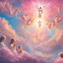 beautiful view of heaven in glorious wonder of God