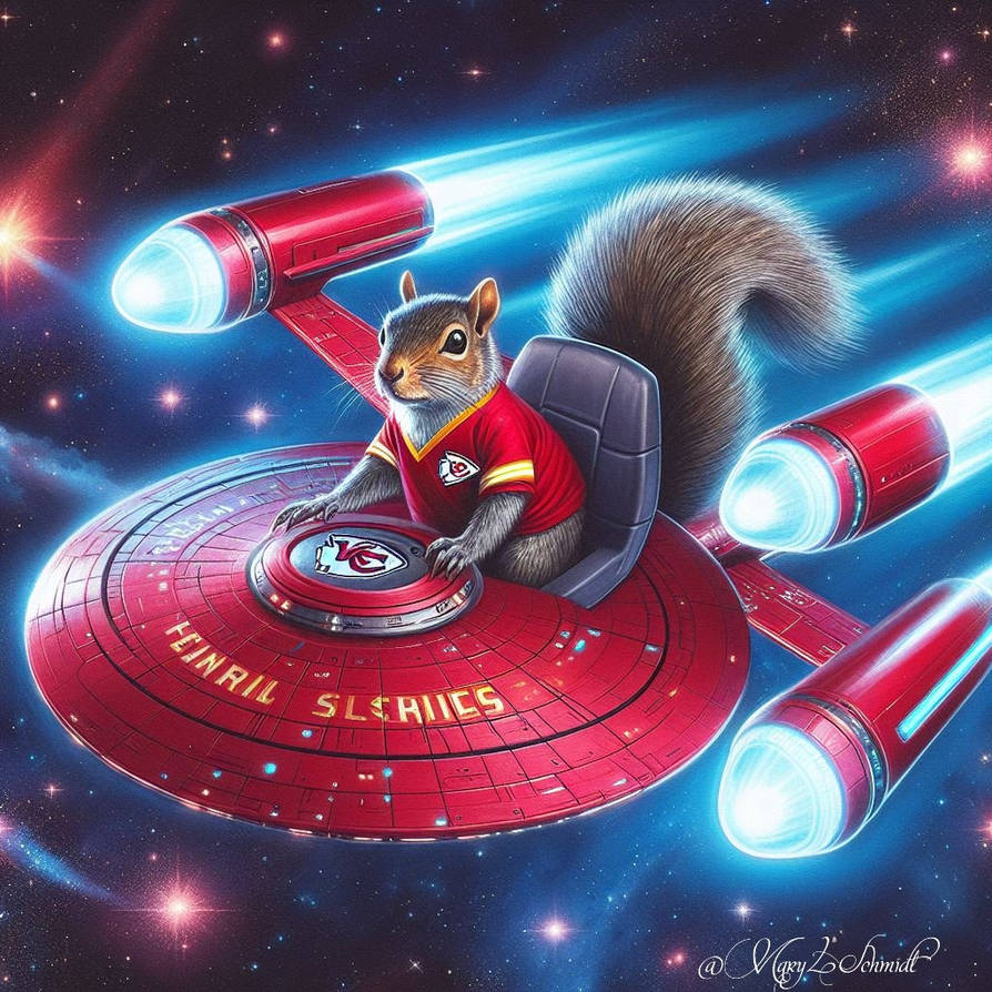 Champ Squirrel Chiefs Enterprise Squirrel by MSchmidtProductions on DeviantArt