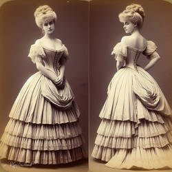 GibsonGirl WomanBeautiful Tall AI Voluptuos Pretty