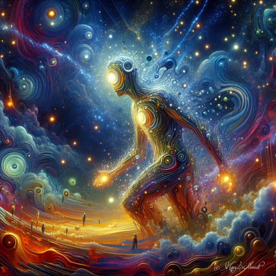 Escatic Image Esoteric Entity SciFi AI Alone Lonely Surreal by MSchmidtProductions on ...