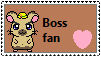 Hamtaro Boss fan stamp