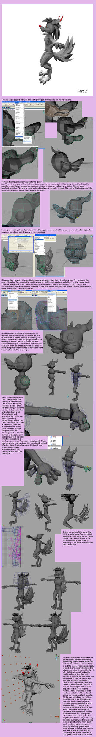 Maya modeling tutorial part 2