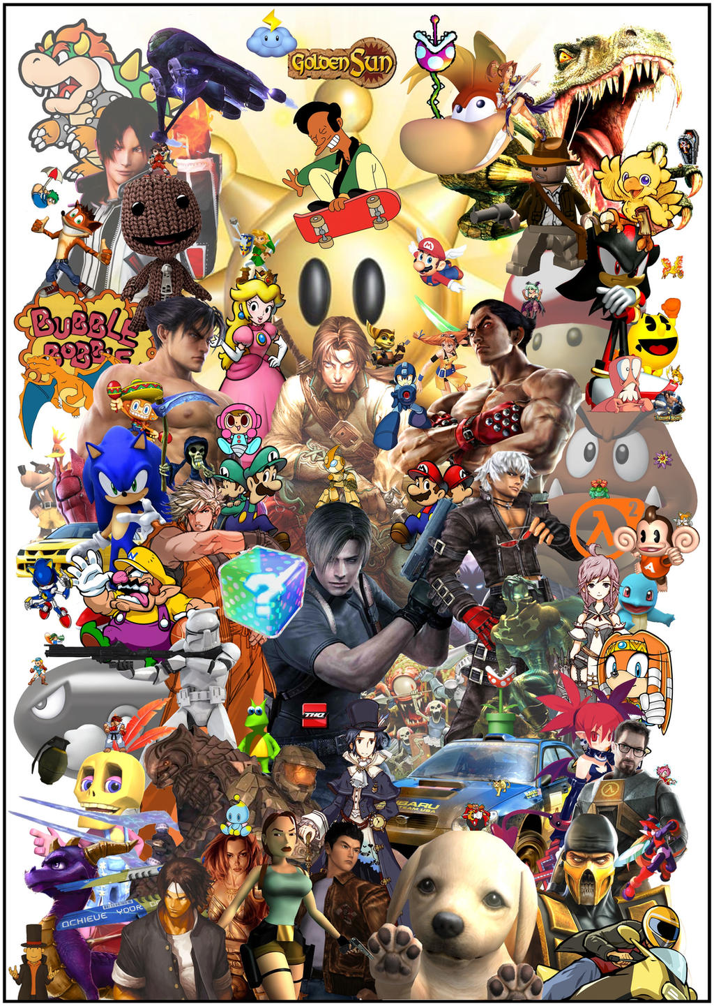 Game Collage Design Video Game Collage 05 by RazielsFateK87 on DeviantArt
