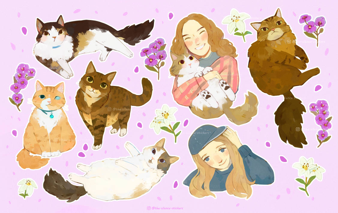 Stickers commission by PjlinaTheSilense on DeviantArt