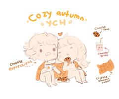 Cozy autumn YCH [OPEN 9\10]