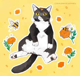 Cat sticker commission