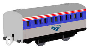 tomy/trackmaster amtrak coach