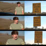 HITCHHIKING DISASTER SCREENSHOT COLLAGE