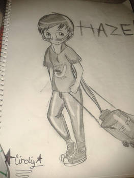 Un dibujo de Hazel (Bajo la misma estrella)