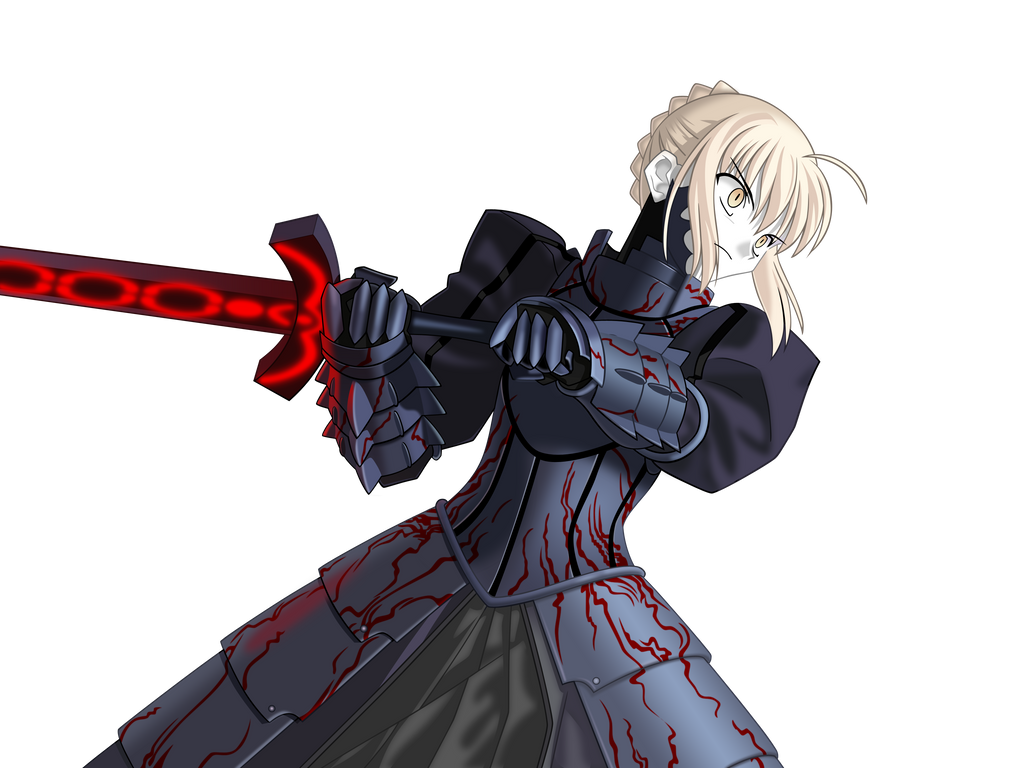 Dark Saber by ChokushiNoMagan on DeviantArt