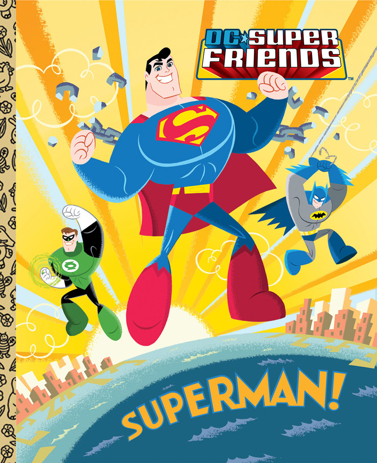 Superman! Little Golden Book Cover