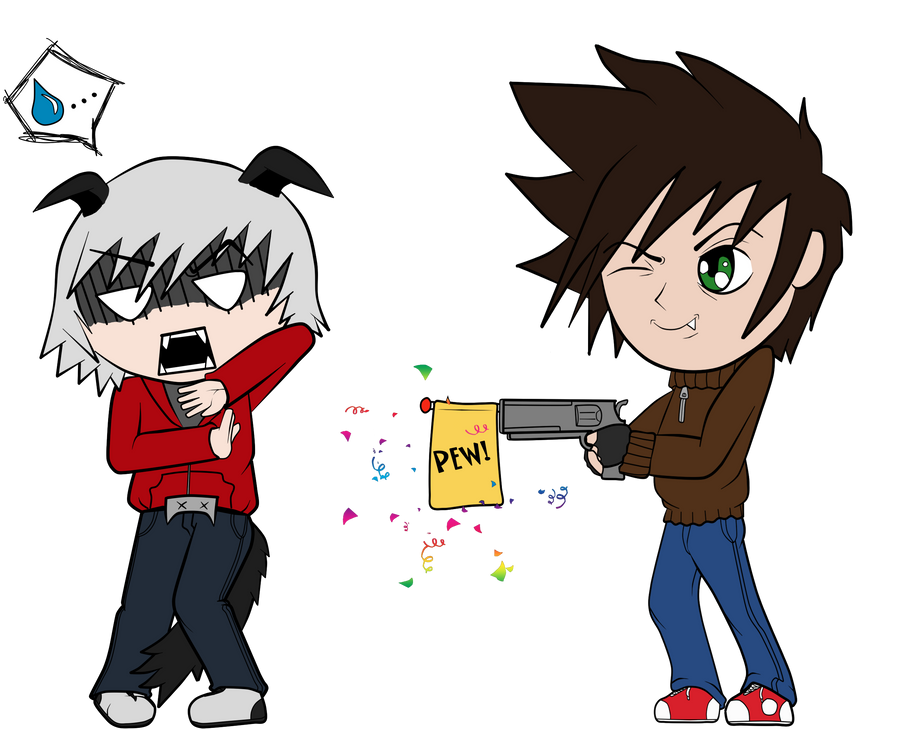 Ricky Rtc Chibi Claude and Ricky Chibi Base color by Artistic-Bang on DeviantArt