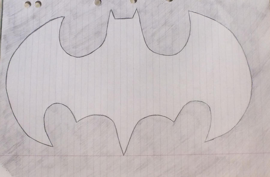 Batman Ripped Sign Drawing Batman Symbol by Madl3 on DeviantArt