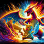 Charizard and Pikachu - Wallpaper
