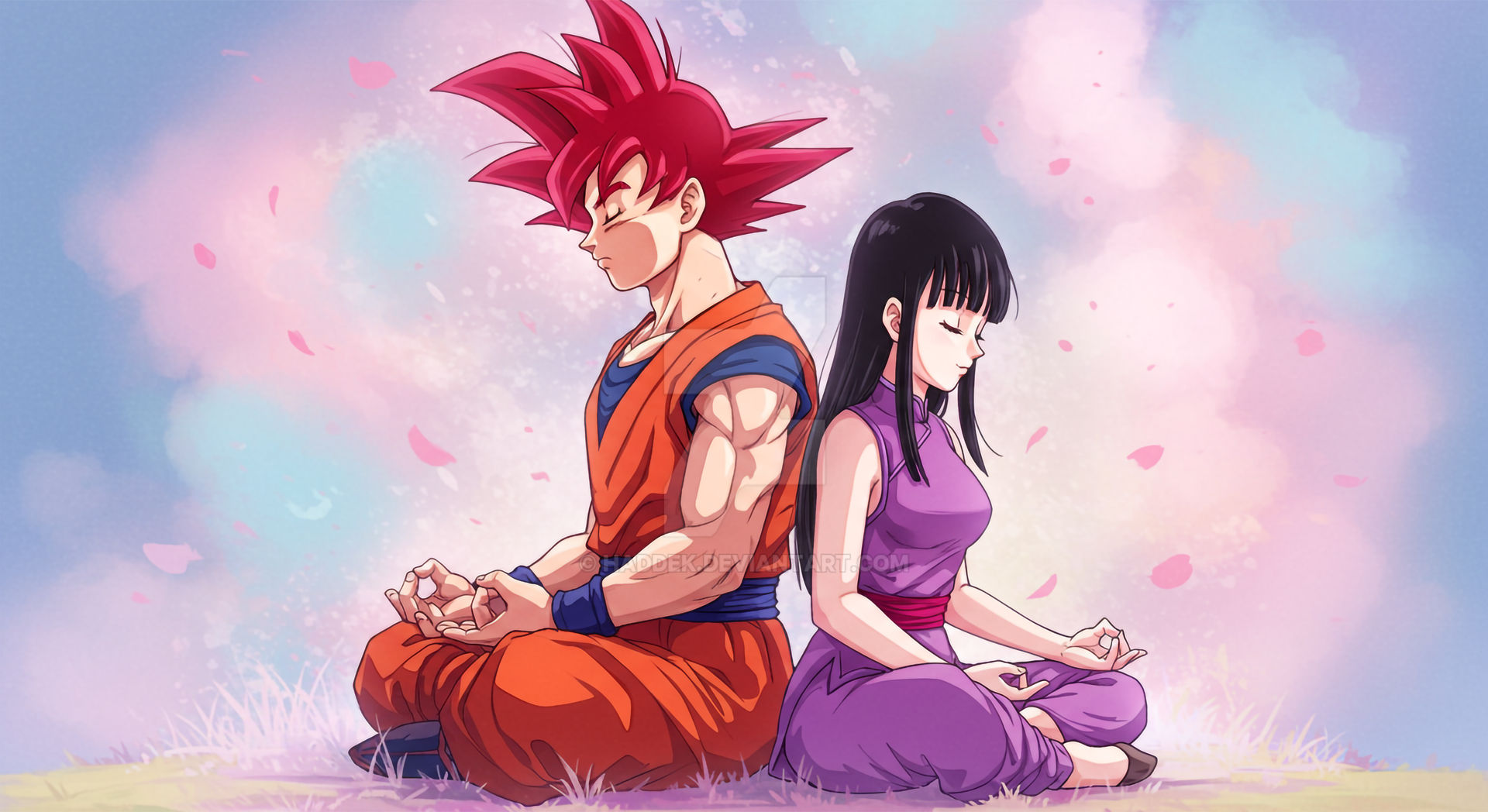 Goku and Chichi - Harmony in Stillness