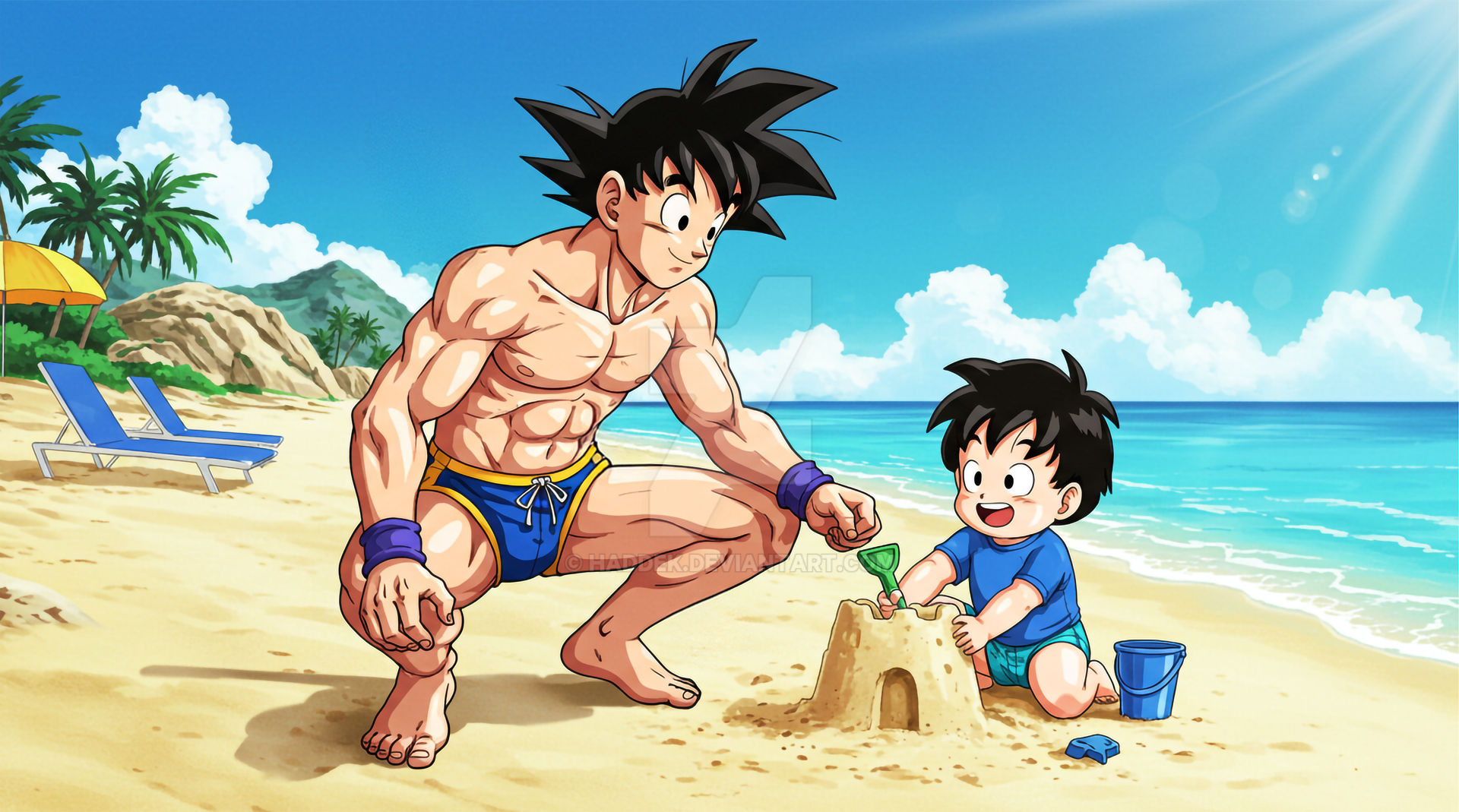 Goku - A Day at the Beach