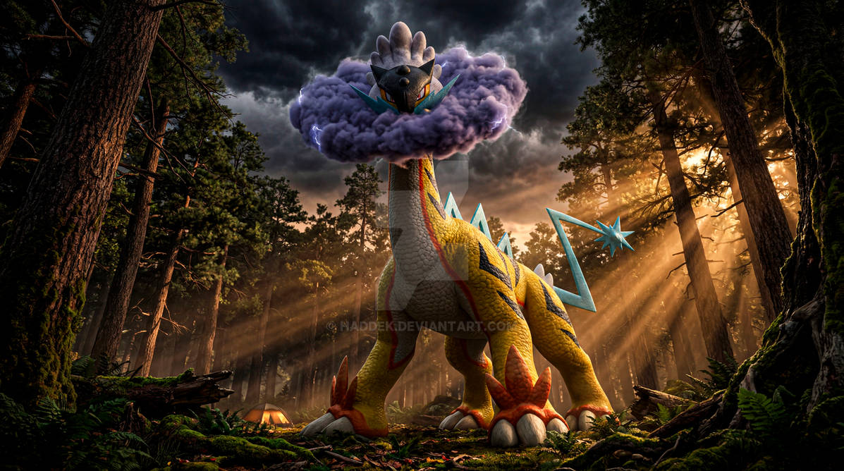 Pokemon Raging Bolt Animation Raging Bolt - Animated Wallpaper by haddek on DeviantArt