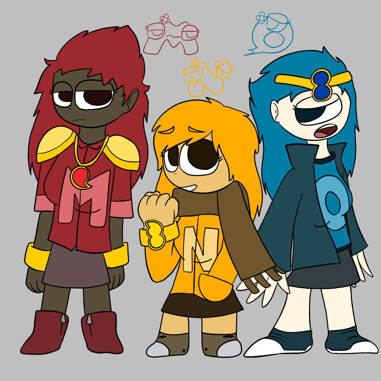 Alphabet Lore Humanized Rule 63!! V