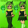 Humanized Vineria (Her Genderbend)