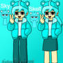 Humanized Sky (His Genderbend)
