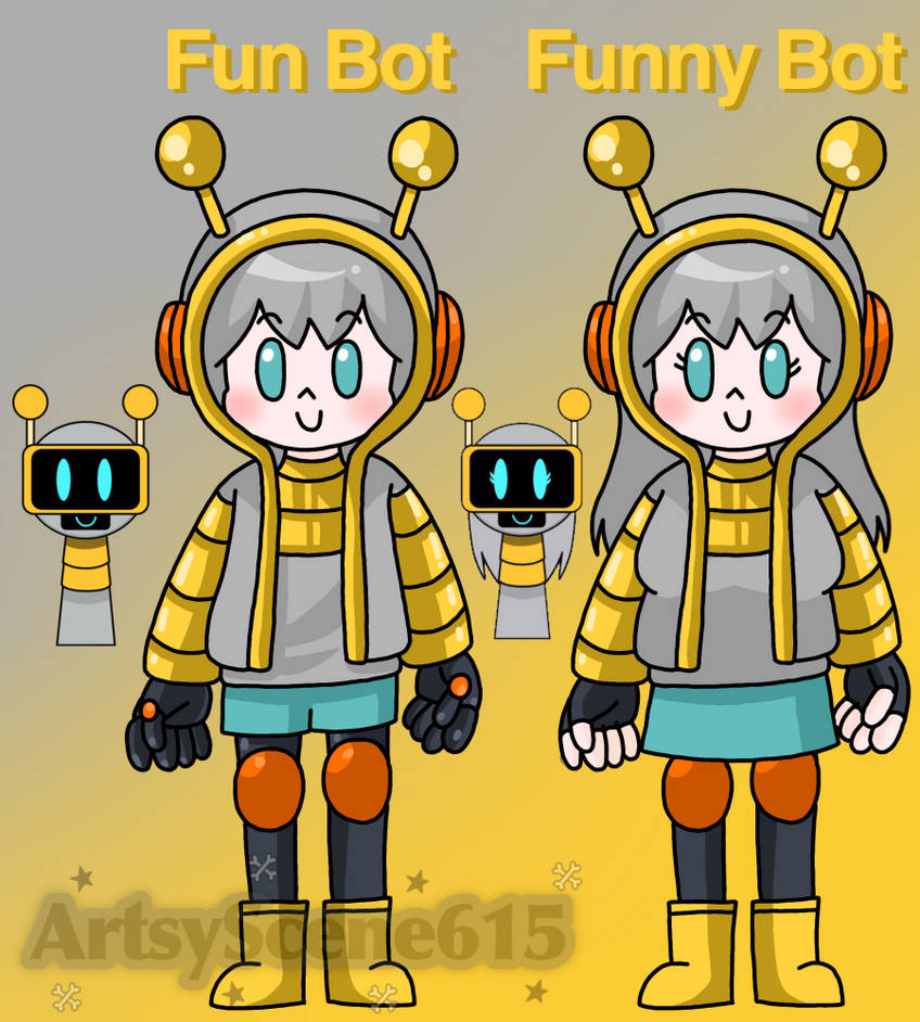 Humanized Fun Bot (His Genderbend) by ArtsyScene615 on DeviantArt